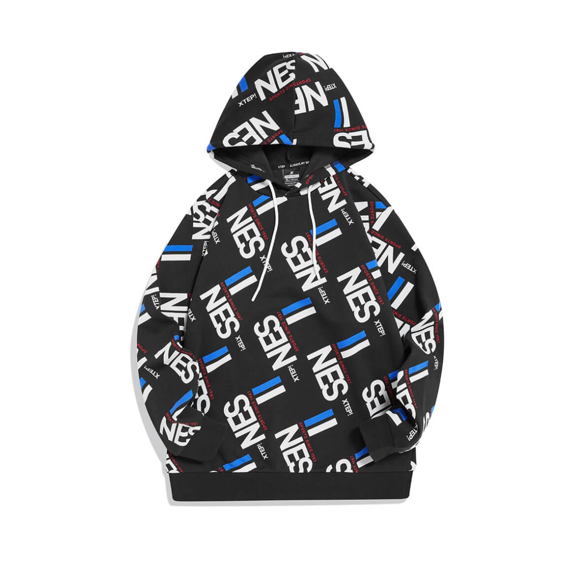 Xtep NES Printed Hoodie (Black)