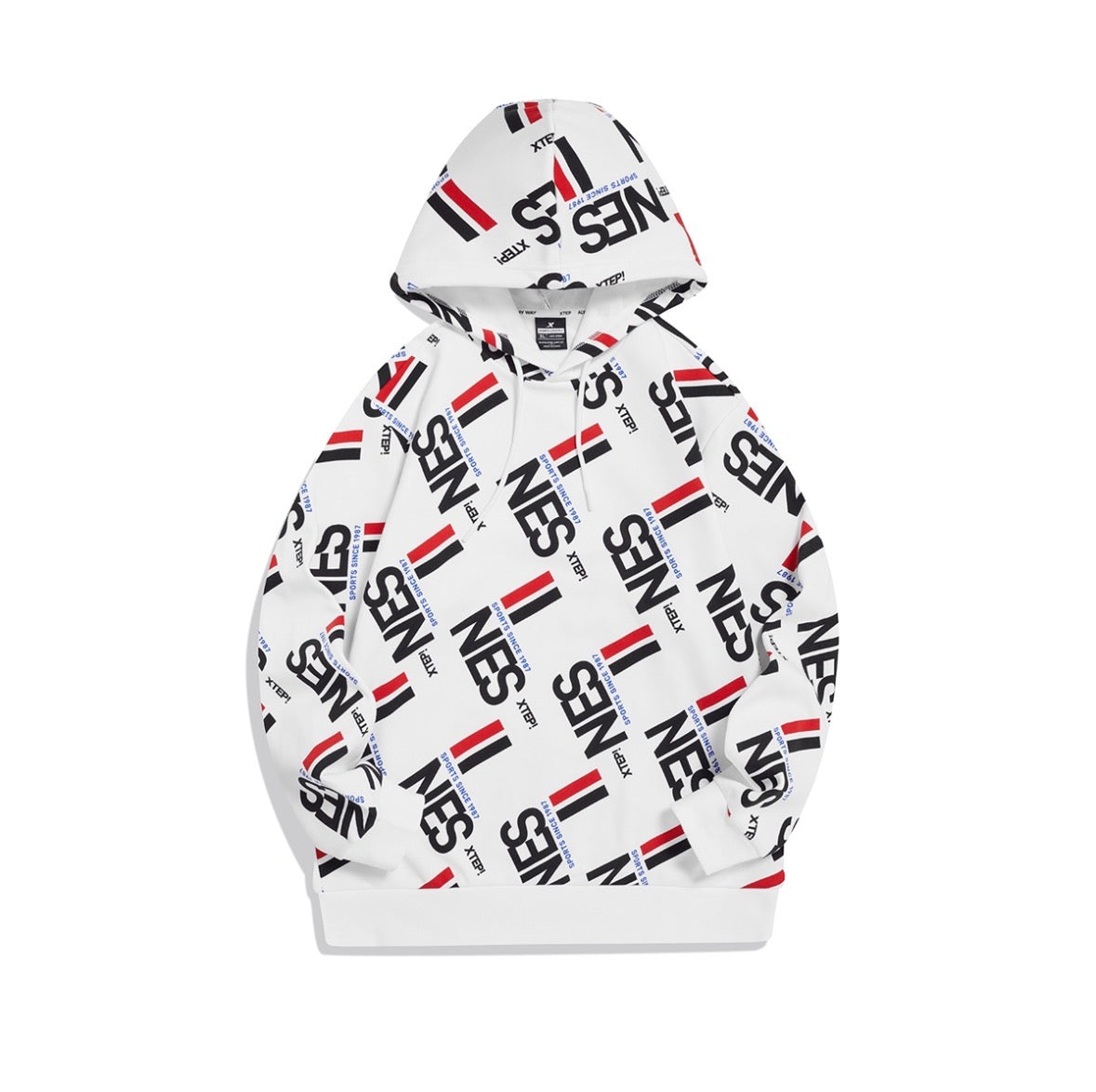 Xtep NES Printed Hoodie (White)